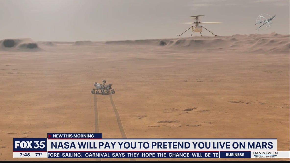 NASA says they are hiring people to pretend to live on Mars